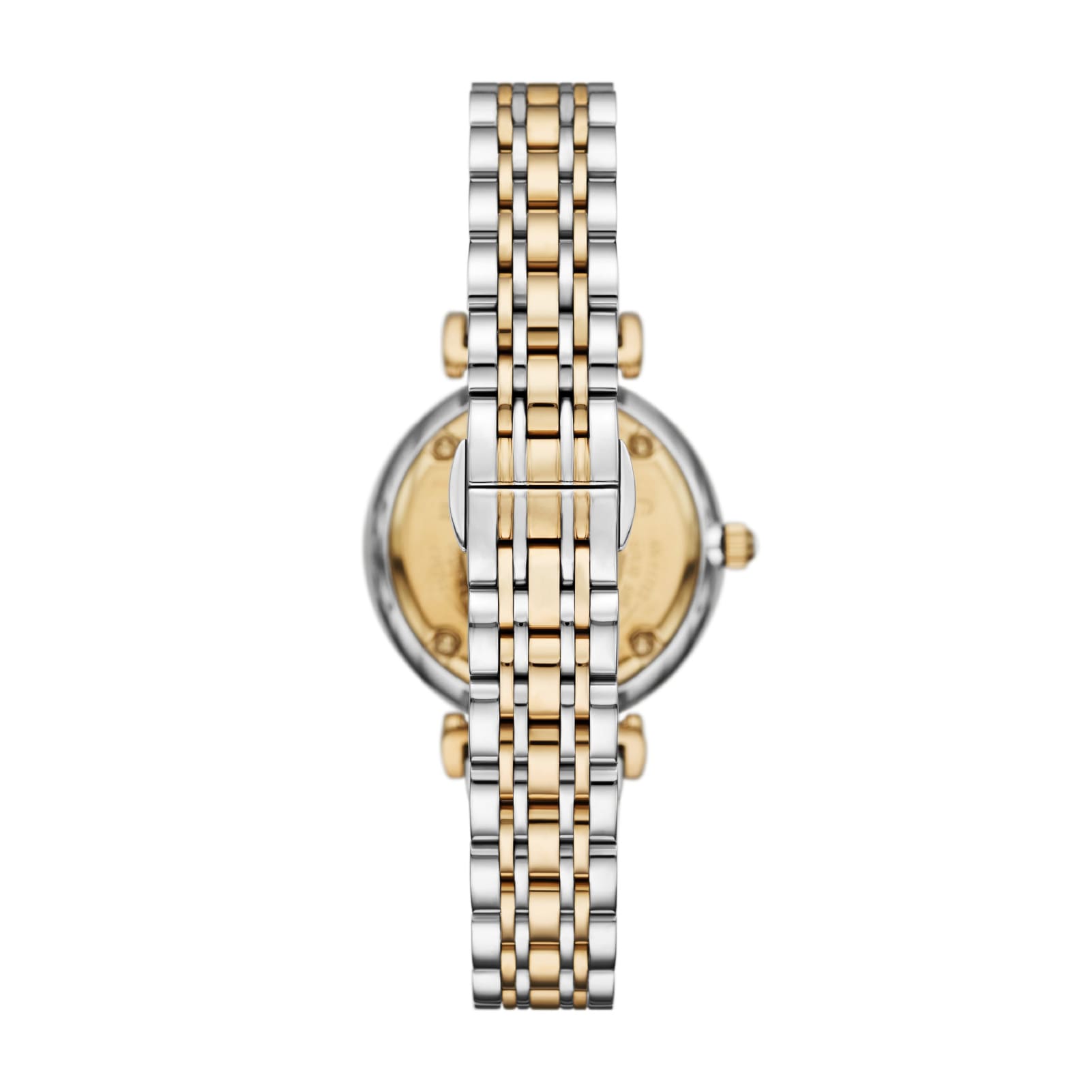 Orologio Armani da donna in acciao bicolor rodio e oro MISURA UNICA
