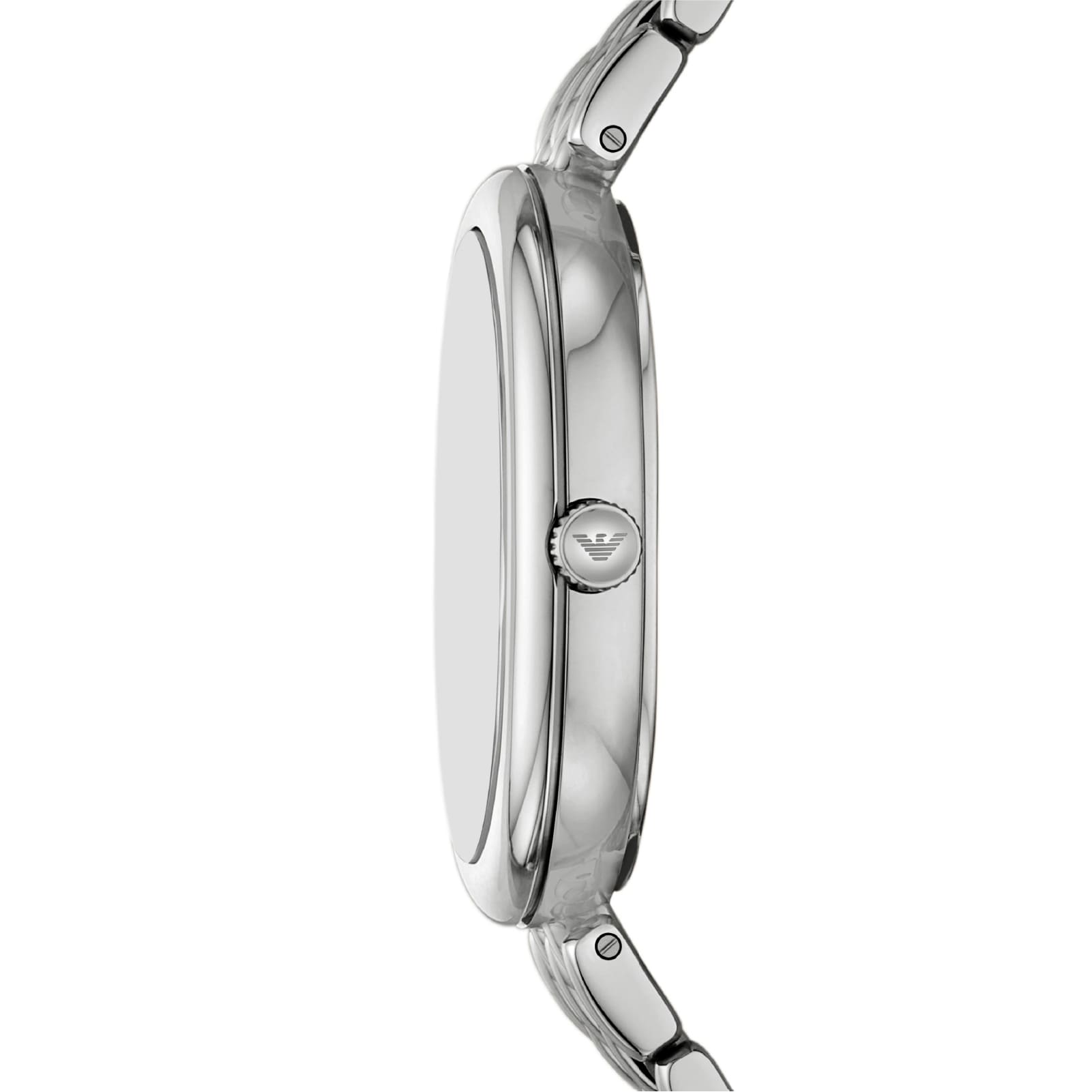 Orologio Armani da donna in acciao con madreperla ovale MISURA UNICA