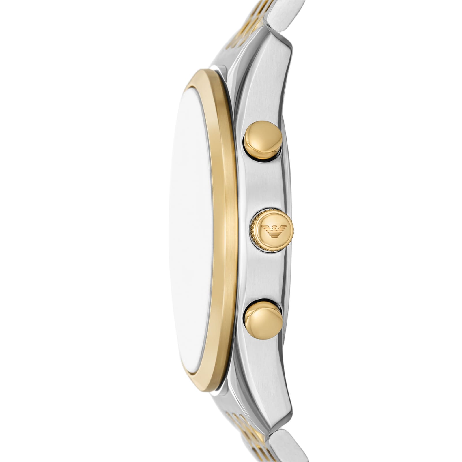 Orologio cronografo Emporio Armani in acciaio bicolor MISURA UNICA