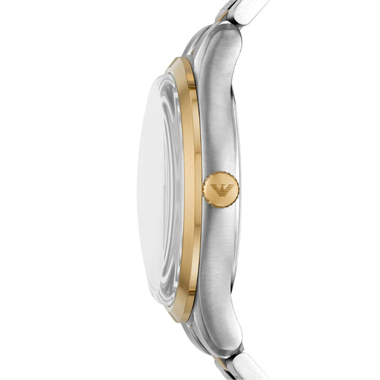 Orologio solo tempo Emporio Armani Dario in acciaio bicolore MISURA UNICA