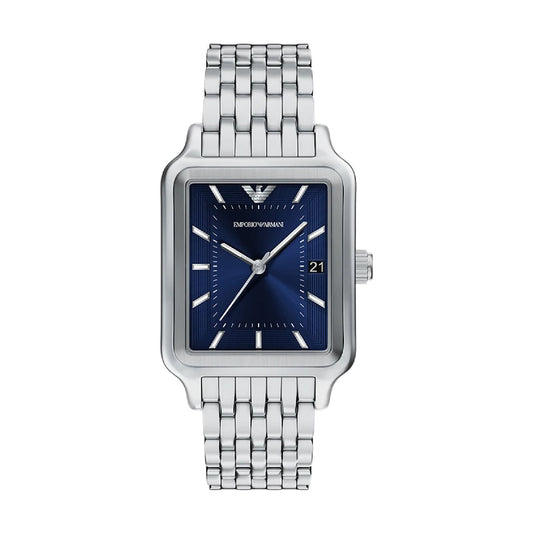 Orologio solo tempo Emporio Armani Diego quadrante blu MISURA UNICA