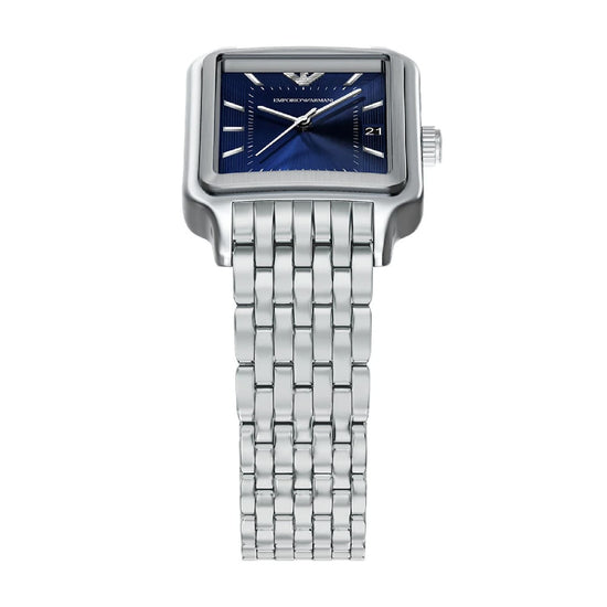 Orologio solo tempo Emporio Armani Diego quadrante blu MISURA UNICA