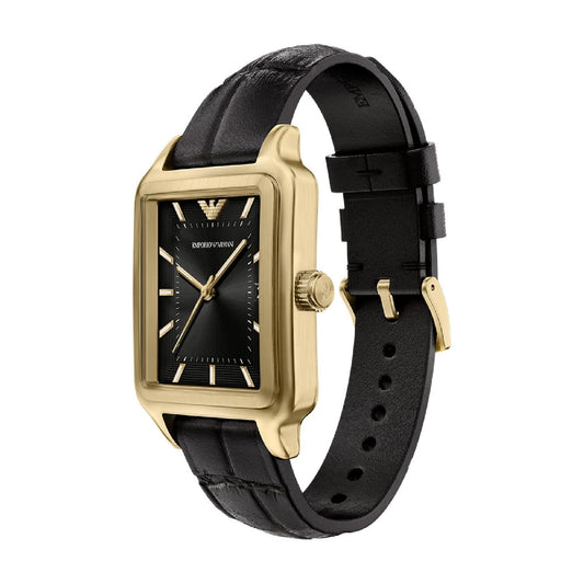 Orologio solo tempo Emporio Armani Diego cassa quadrata oro MISURA UNICA