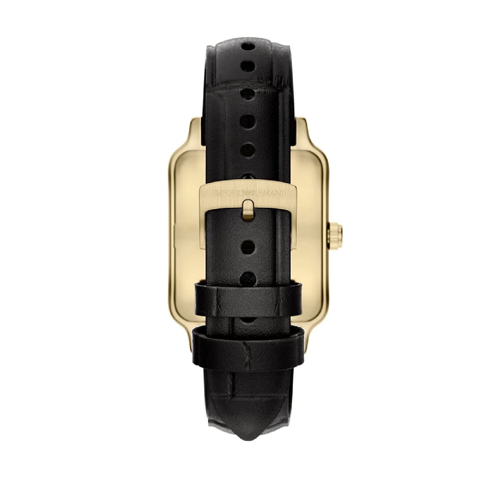 Orologio solo tempo Emporio Armani Diego cassa quadrata oro MISURA UNICA