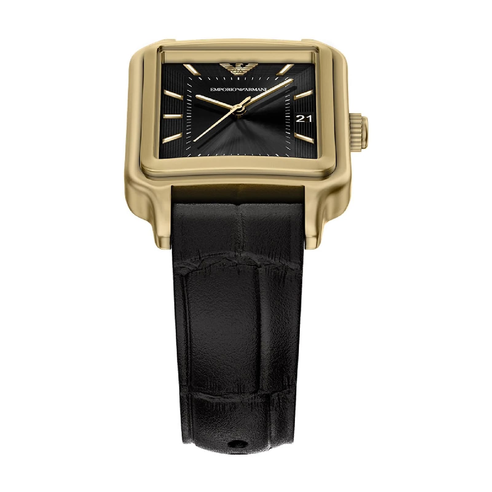 Orologio solo tempo Emporio Armani Diego cassa quadrata oro MISURA UNICA