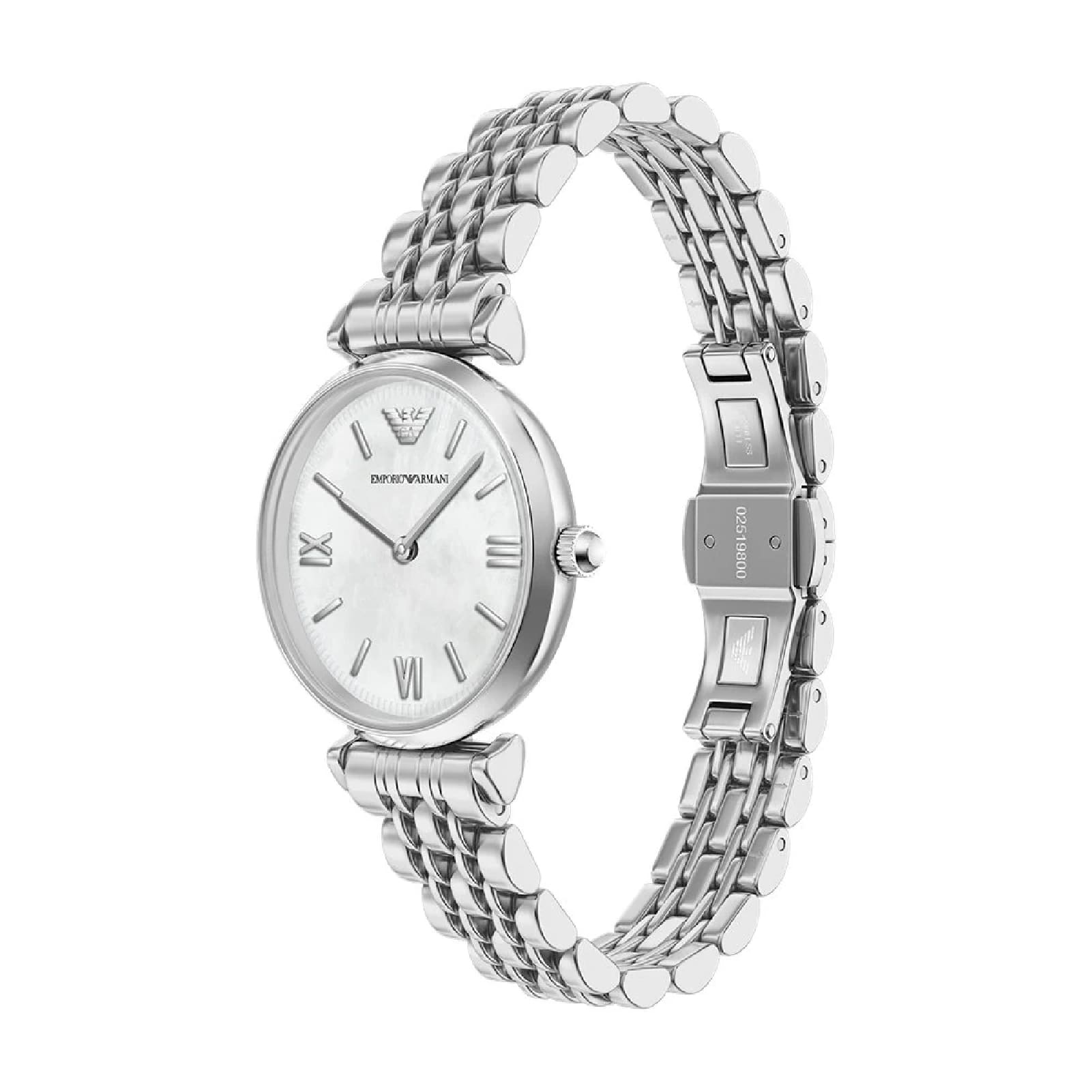 Orologio Emporio Armani Gianni T-Bar quadrante madreperla MISURA UNICA