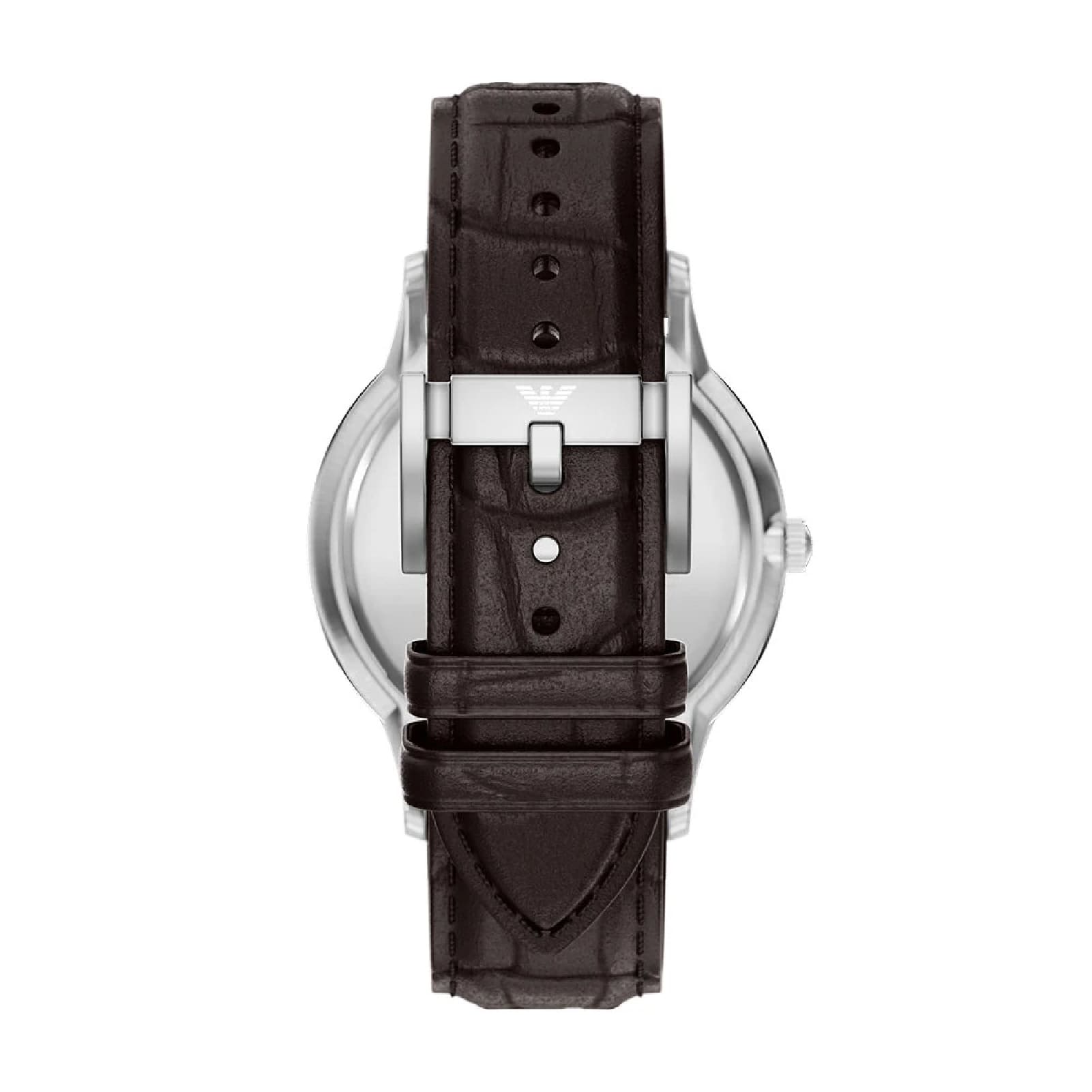 Orologio solo tempo Emporio Armani Renato cinturino marrone MISURA UNICA