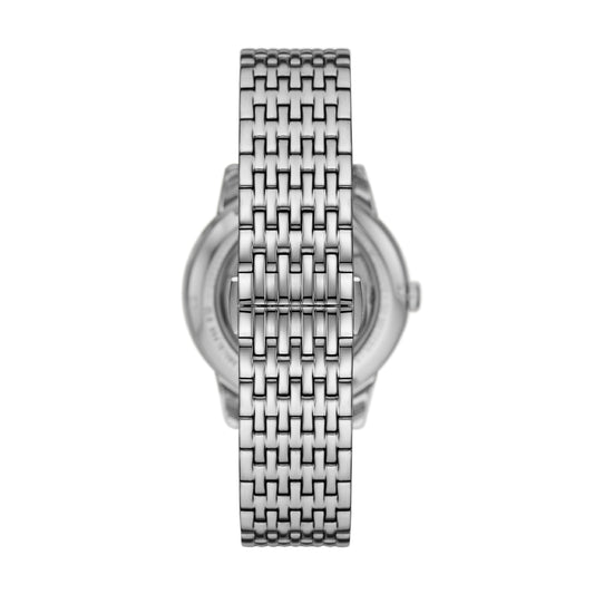 Orologio solo tempo Armani in acciaio argento e nero AR.AR60081