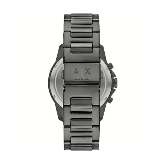Orologio cronografo Armani Exchange in acciaio e pvd gunmetal MISURA UNICA