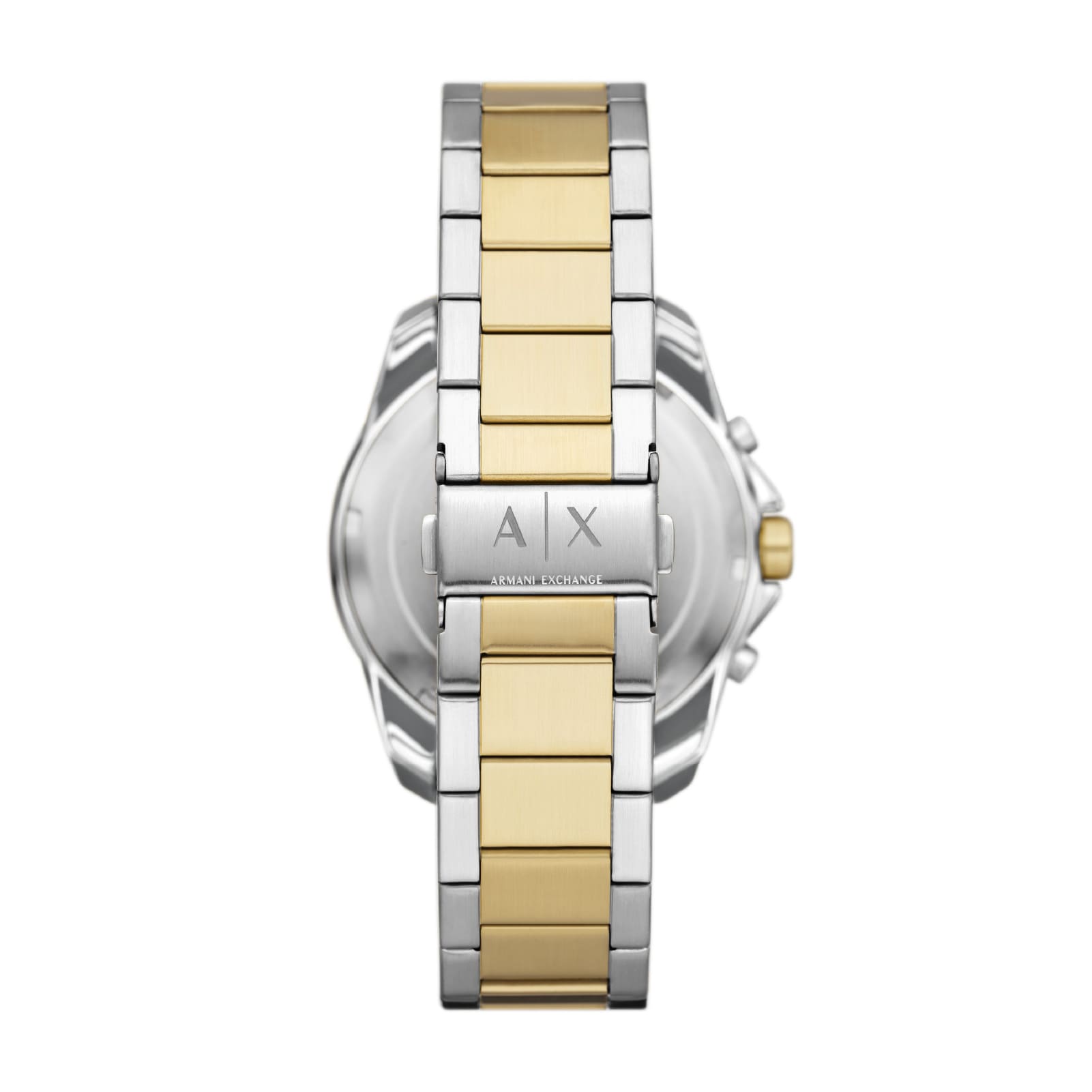 Orologio Armani Exchange in acciaio bicolor e quadrante verde MISURA UNICA