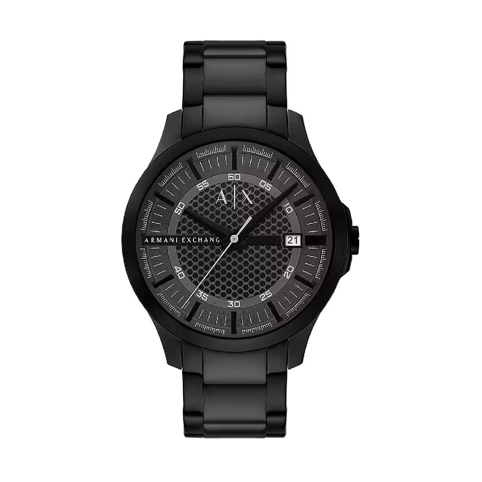 Orologio solo tempo Armani Exchange uomo acciaio colore nero MISURA UNICA
