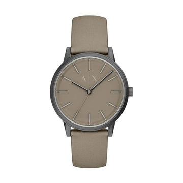 Orologio Armani Exchange Cayde quadrante e cinturino grigio MISURA UNICA