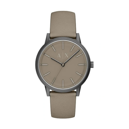 Orologio Armani Exchange Cayde quadrante e cinturino grigio MISURA UNICA