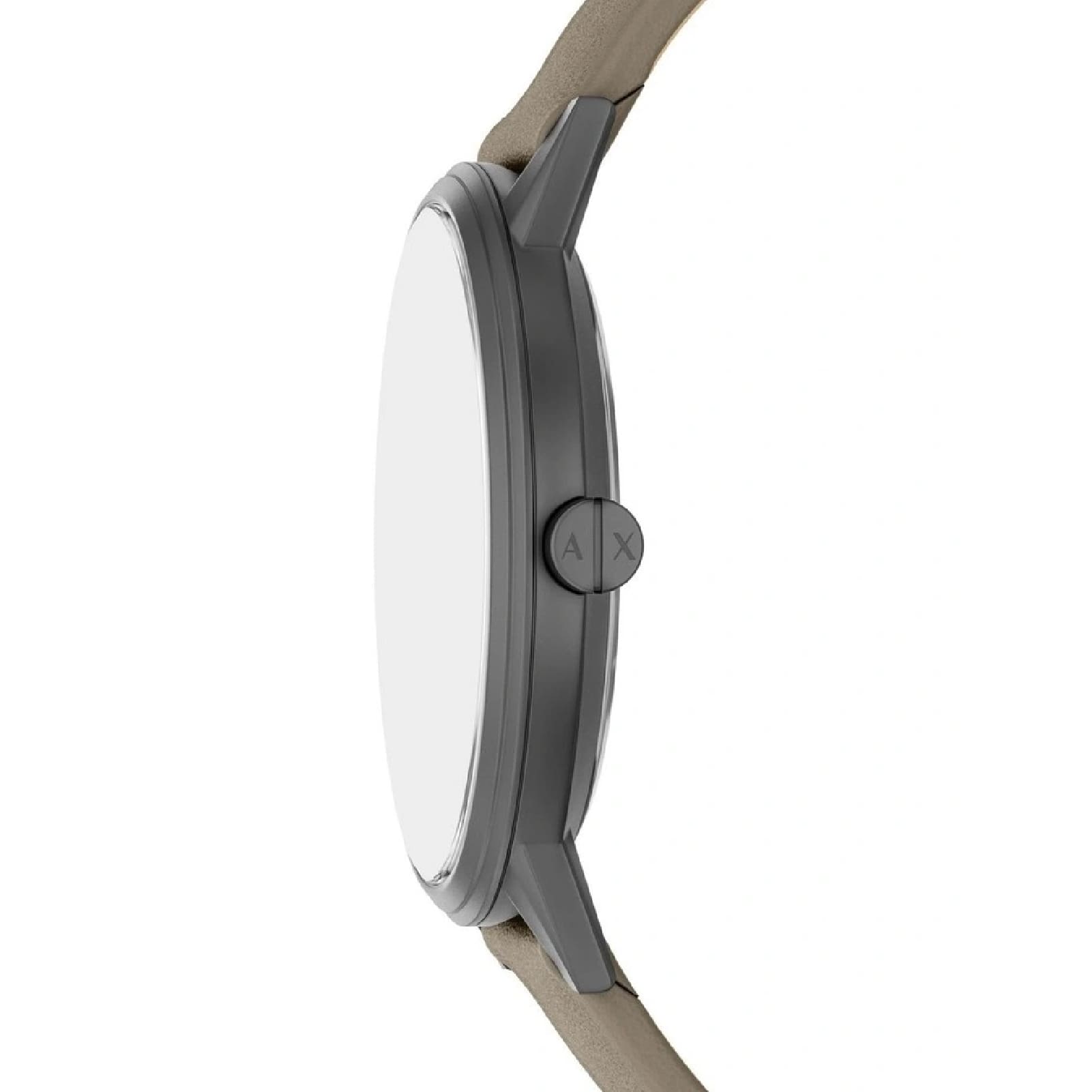 Orologio Armani Exchange Cayde quadrante e cinturino grigio MISURA UNICA