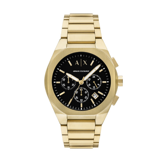 Orologio cronografo Armani Exchange in acciaio color oro AR.AX4180