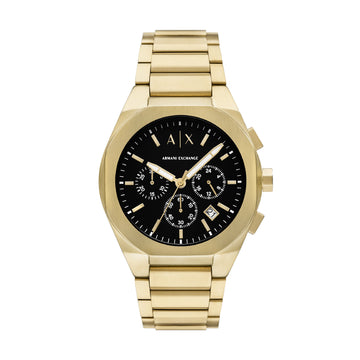 Orologio cronografo Armani Exchange in acciaio color oro AR.AX4180