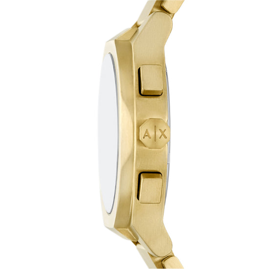 Orologio cronografo Armani Exchange in acciaio color oro AR.AX4180