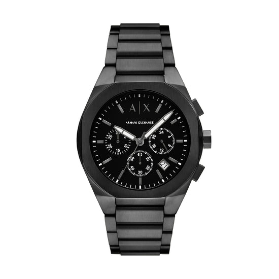 Orologio cronografo Armani Exchange in acciaio di colore nero AR.AX4183