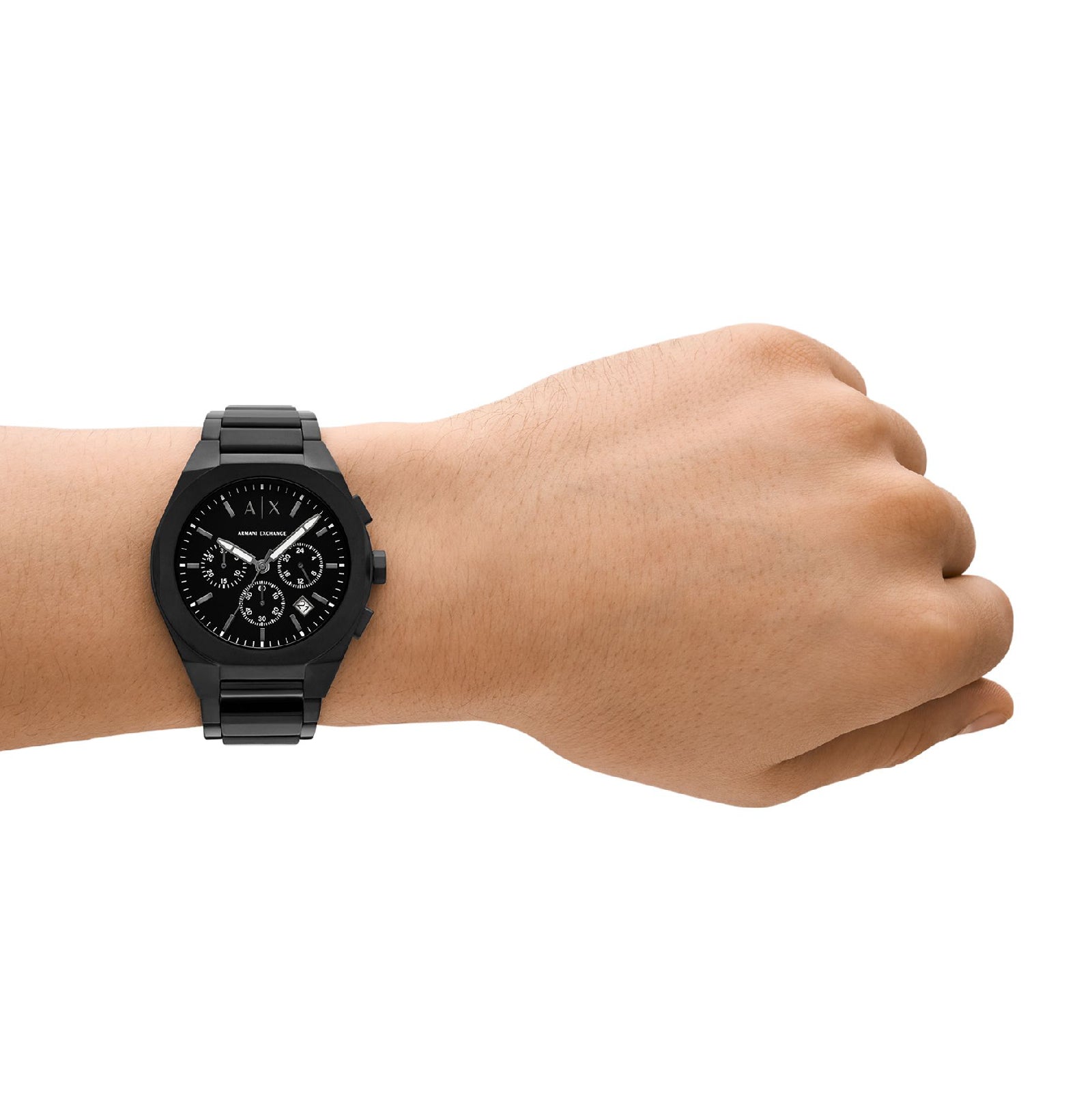 Orologio cronografo Armani Exchange in acciaio di colore nero AR.AX4183