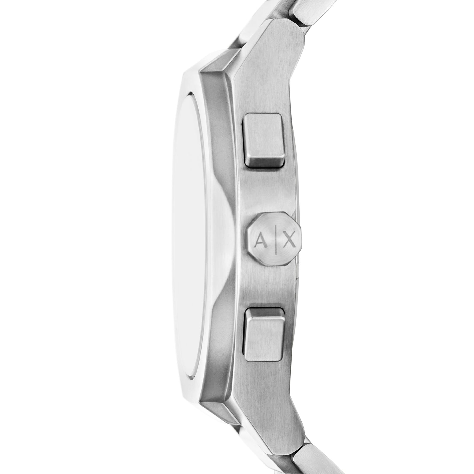 Orologio solo tempo Armani Exchange acciaio quadrante nero MISURA UNICA