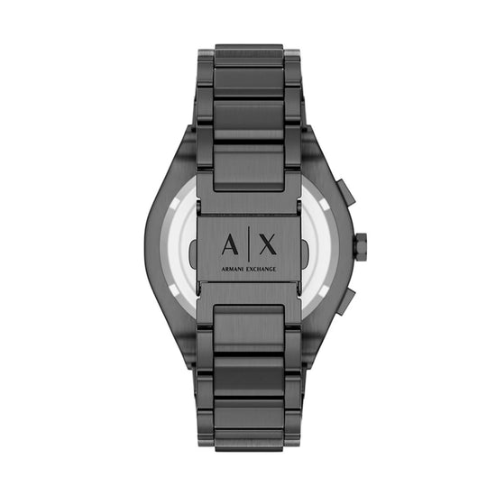 Orologio Armani Exchange Sync acciaio ip gun quadrante verde MISURA UNICA