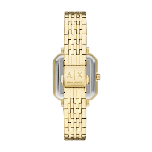 Orologio solo tempo Armani Exchange Leila in acciaio dorato MISURA UNICA