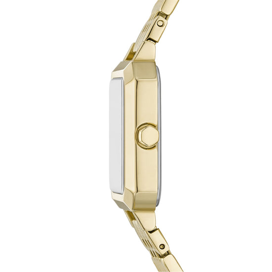 Orologio solo tempo Armani Exchange Leila in acciaio dorato MISURA UNICA