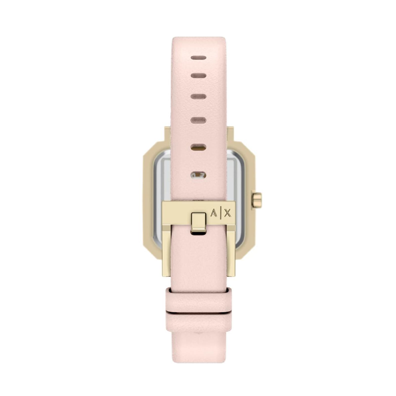 Orologio Armani Exchange Leila quadrante e cinturino rosa MISURA UNICA