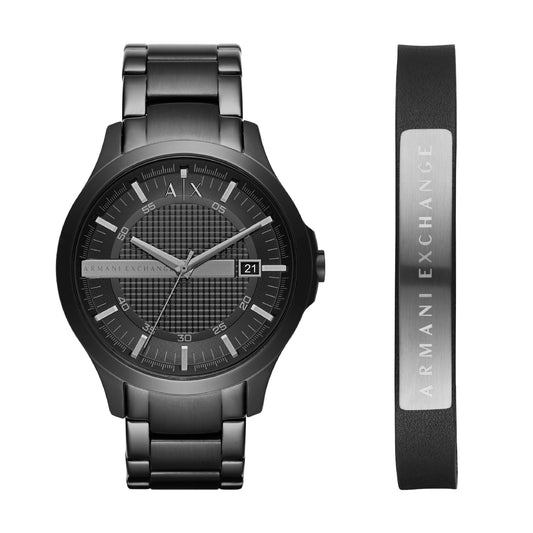 Orologio al quarzo Armani Exchange in acciaio di colore nero AR.AX7101