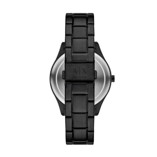 Set con orologio multifunzione Armani Exchange in acciaio nero AR.AX7160SET