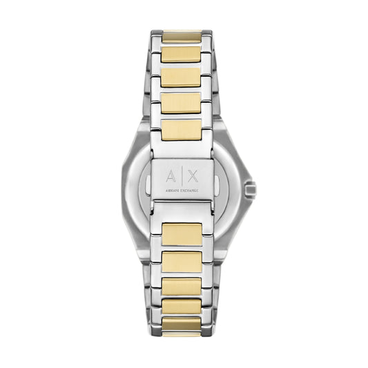 Set Armani Exchange in acciaio inossidabile color argento e oro AR.AX7161SET
