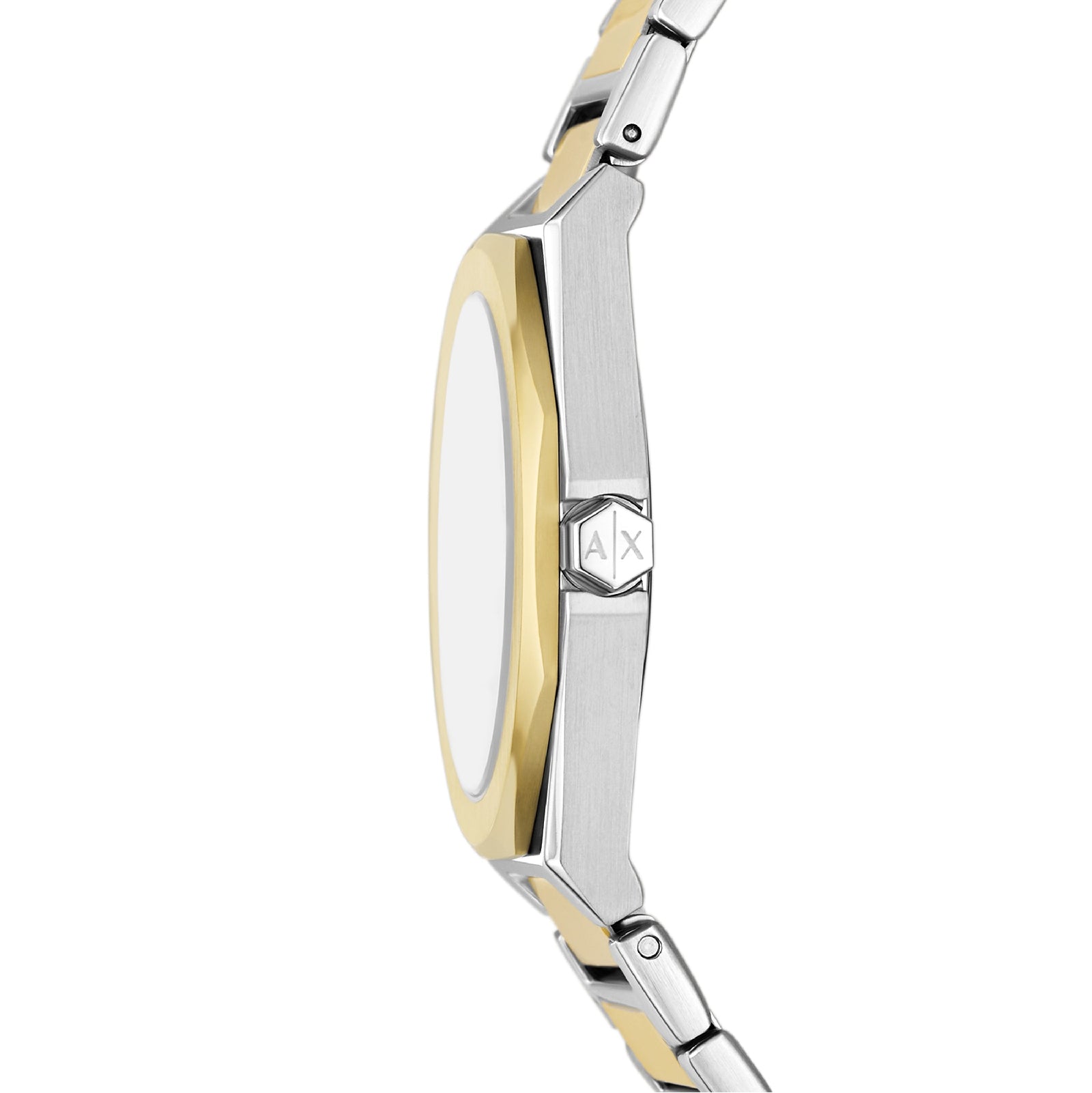 Set Armani Exchange in acciaio inossidabile color argento e oro AR.AX7161SET