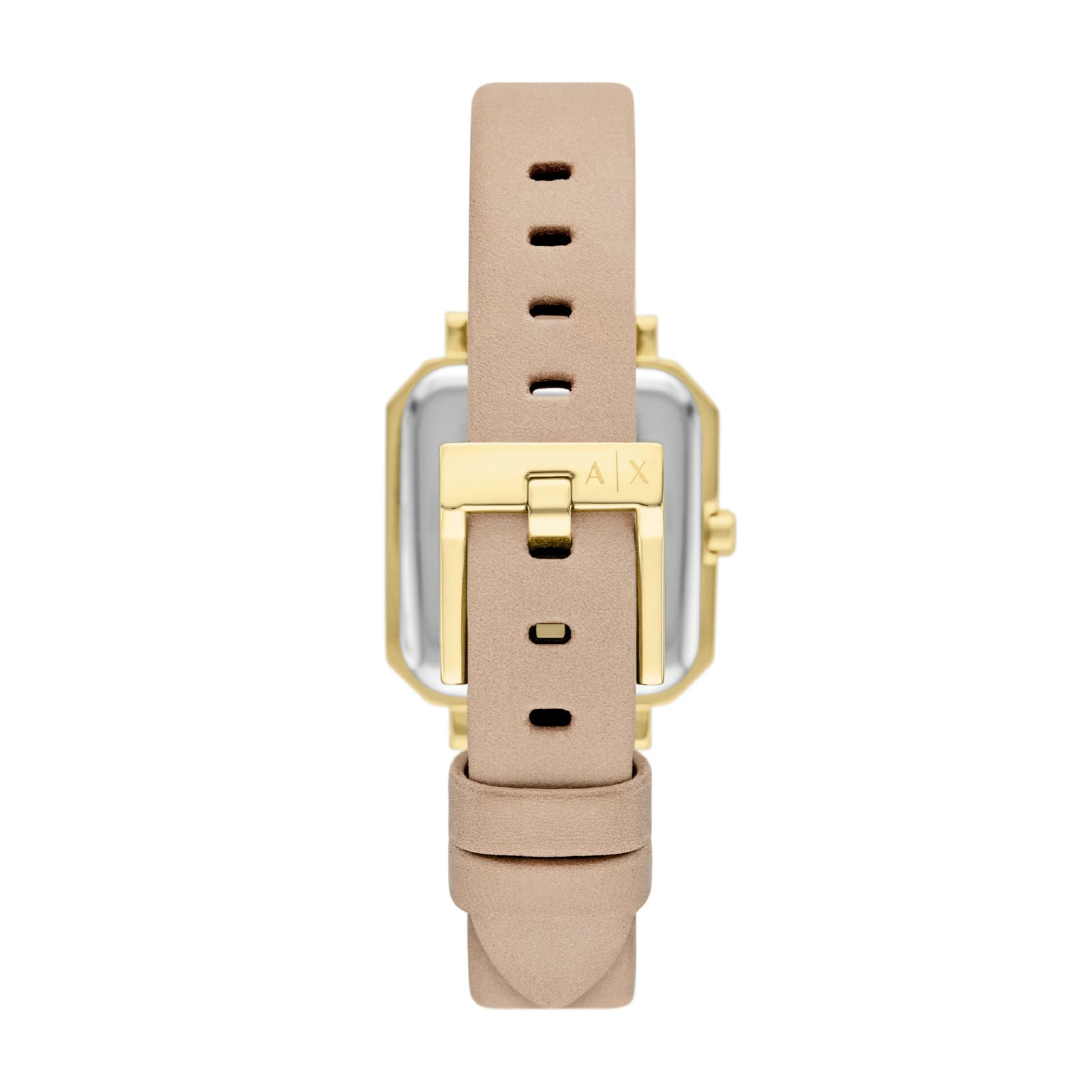 Orologio e bracciale da donna Armani Exchange in acciaio e pelle MISURA UNICA