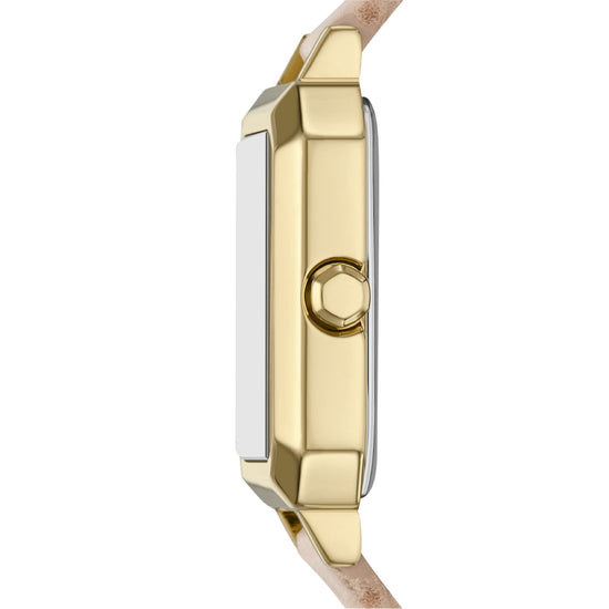 Orologio e bracciale da donna Armani Exchange in acciaio e pelle MISURA UNICA