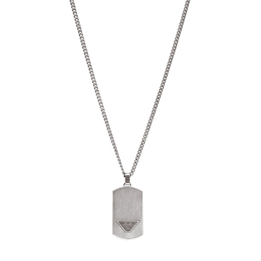 Collana con pendente Armani in acciaio inossidabile AR.EGS3125040