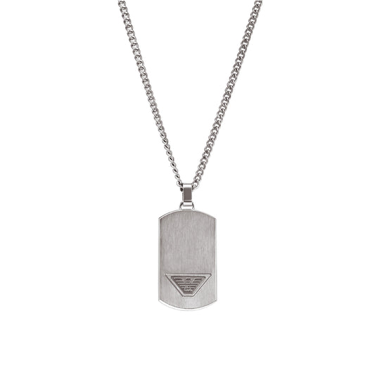 Collana con pendente Armani in acciaio inossidabile AR.EGS3125040