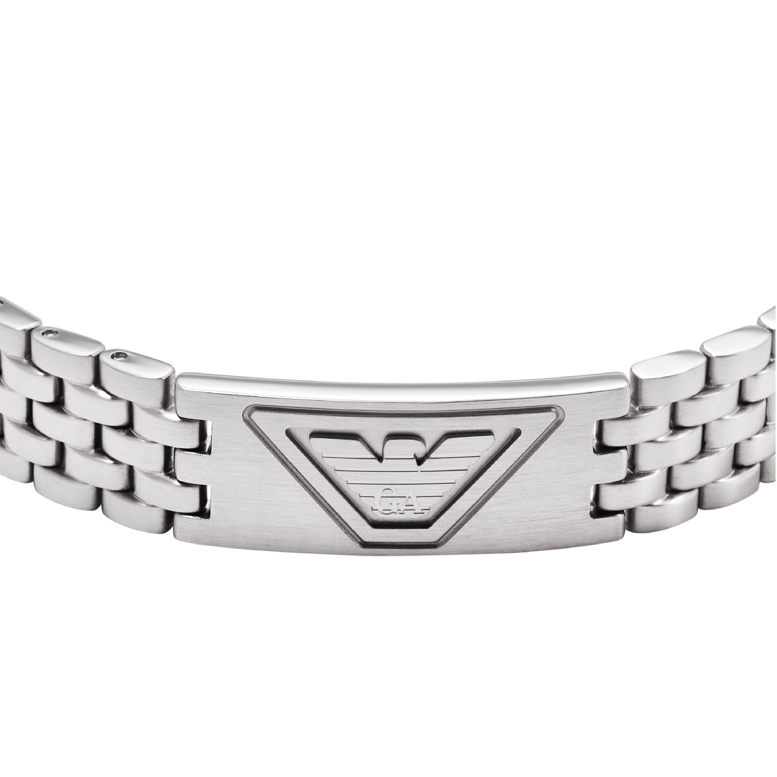 Bracciale a catena Armani in acciaio inossidabile color argento AR.EGS3126040