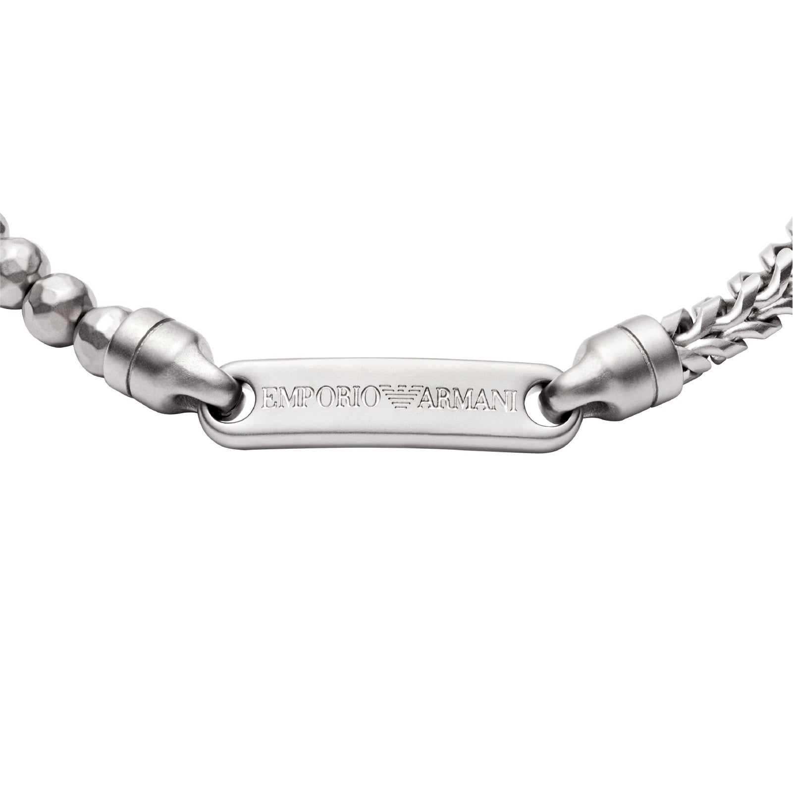 Bracciale catena da uomo del brand Armani in acciaio Regolabile 19-21 cm