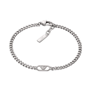 Bracciale catena da uomo collezione Armani in acciaio REGOLABILE