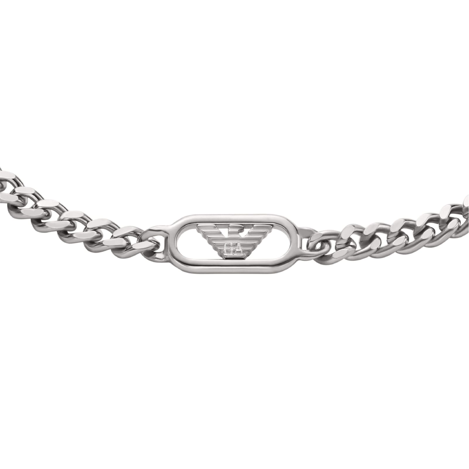 Bracciale catena da uomo collezione Armani in acciaio REGOLABILE
