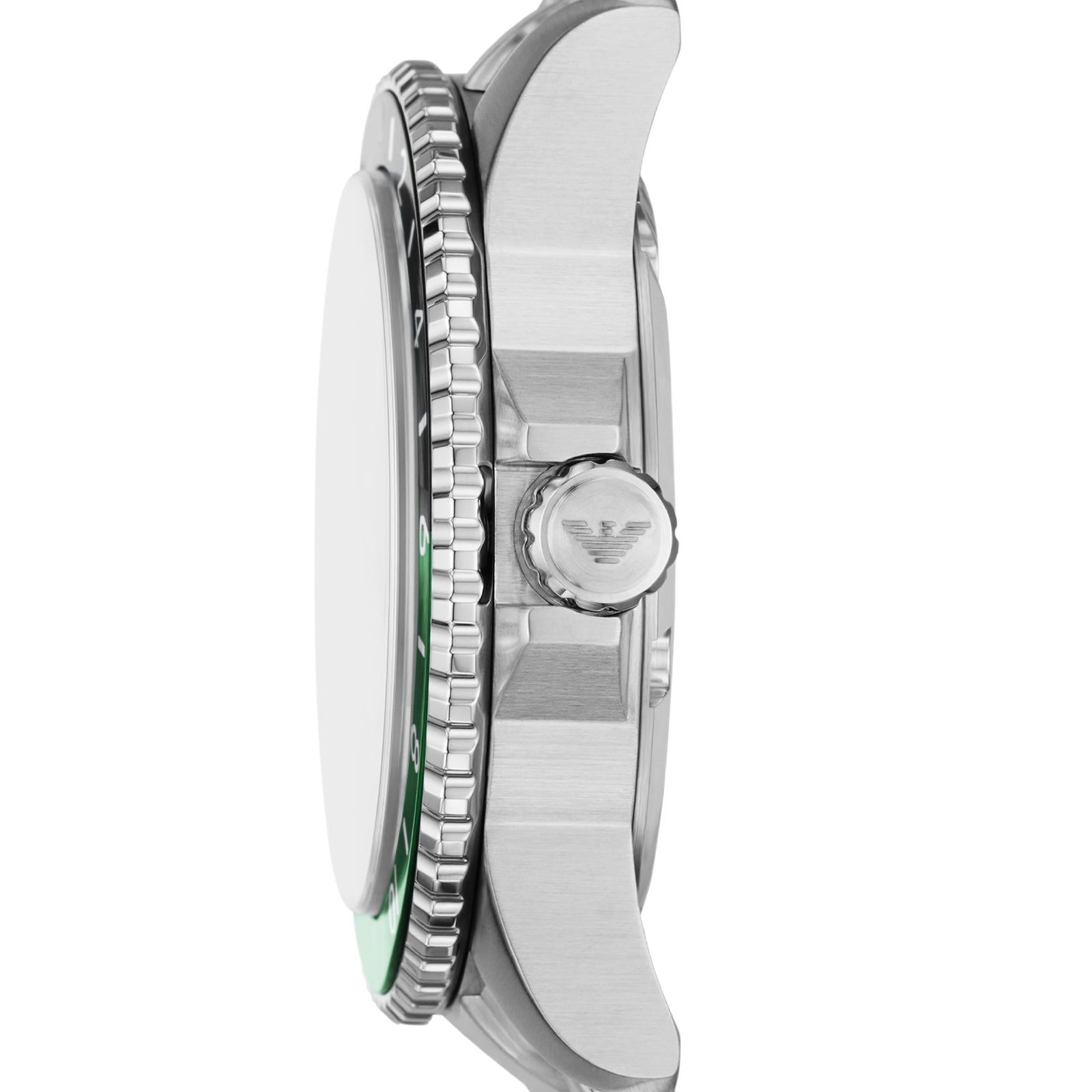 Orologio solo tempo uomo Emporio Armani acciaio quadrante verde 42mm AR11589-3