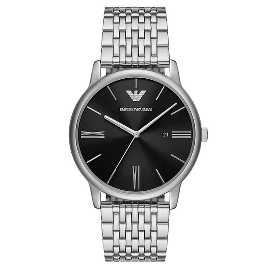 Orologio uomo Emporio Armani in acciaio quadrante nero 42mm AR11600-1