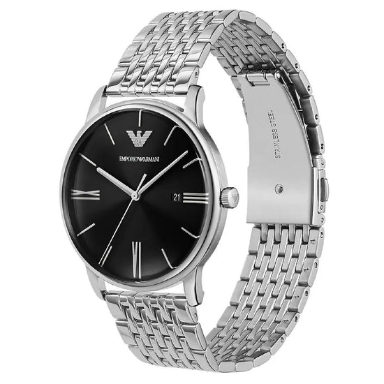 Orologio uomo Emporio Armani in acciaio quadrante nero 42mm AR11600-2