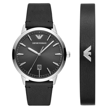 Cofanetto orologio solo tempo Emporio Armani da uomo AR80064SET-1
