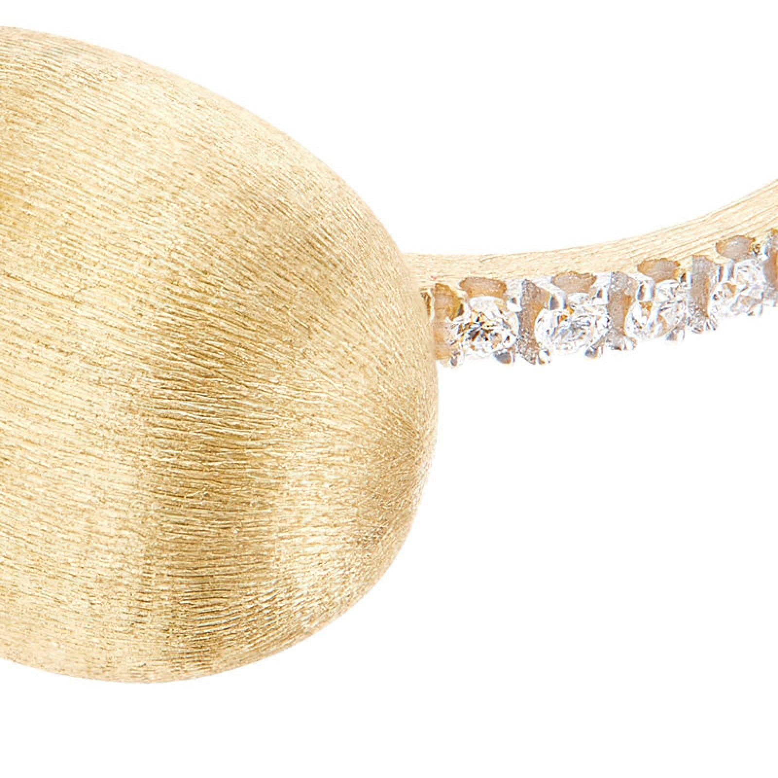Anello donna Nanis Dancing Élite in oro giallo con boule e diamanti 0,12ct AS27-583-4