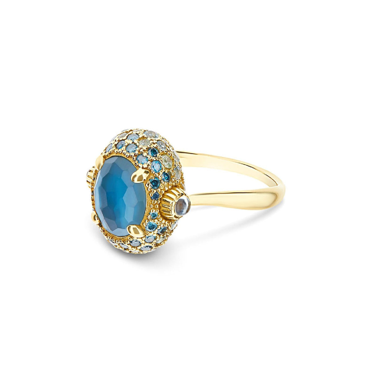 Anelli in oro con pietra Nanis donna