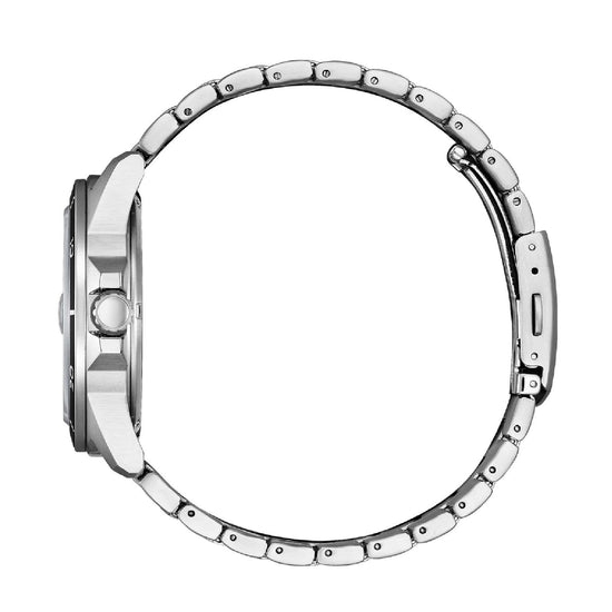 Orologio solo tempo uomo Citizen Sporty in acciaio con quadrante nero 42mm AW1816-89E-3