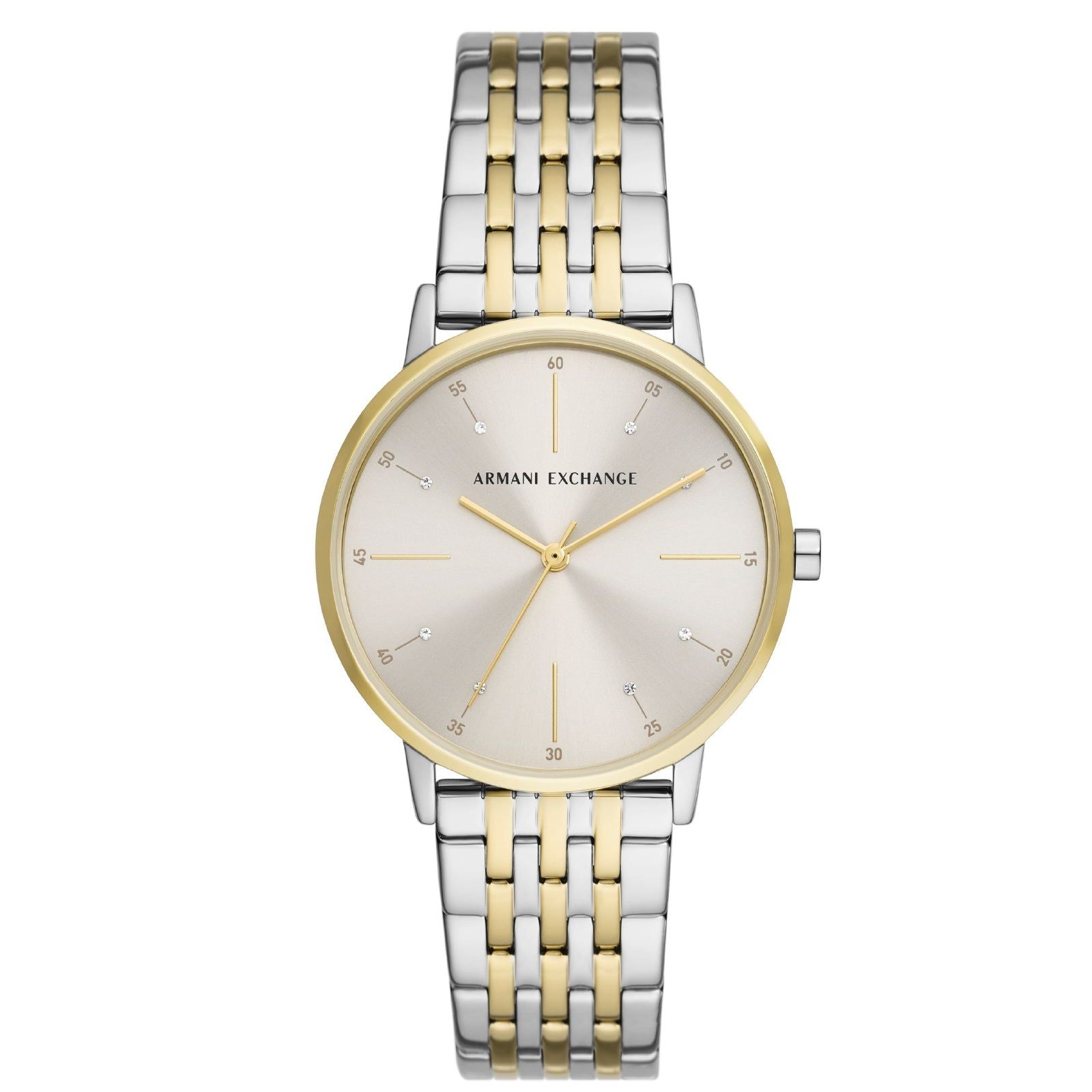 Orologio solo tempo in acciaio Armani Exchange da donna oro e argento AX5595-1