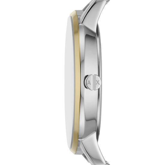 Orologio solo tempo in acciaio Armani Exchange da donna oro e argento AX5595-3