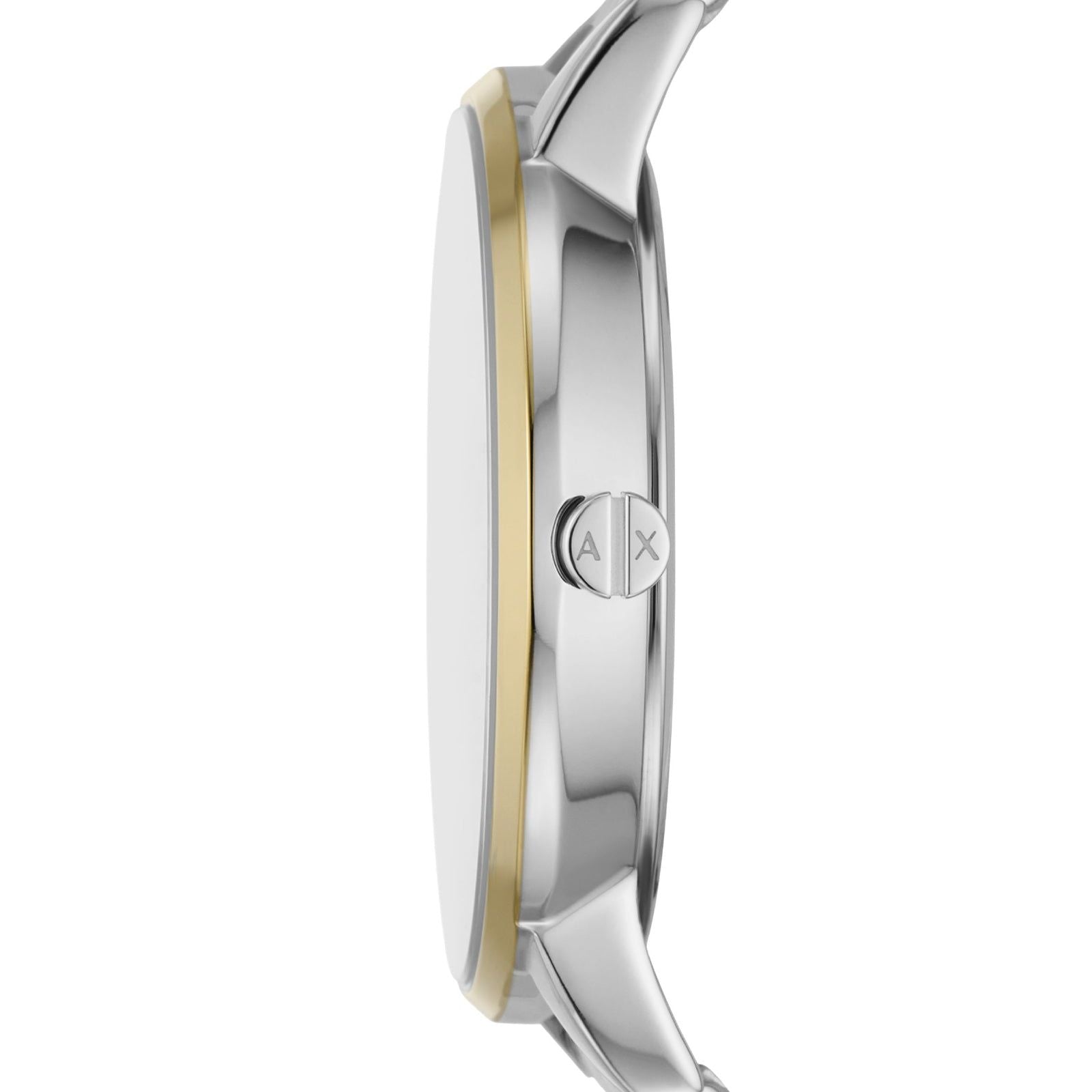 Orologio solo tempo in acciaio Armani Exchange da donna oro e argento AX5595-3